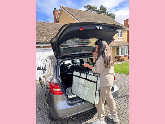 Travelling with a FoldiMat Baby Playmat