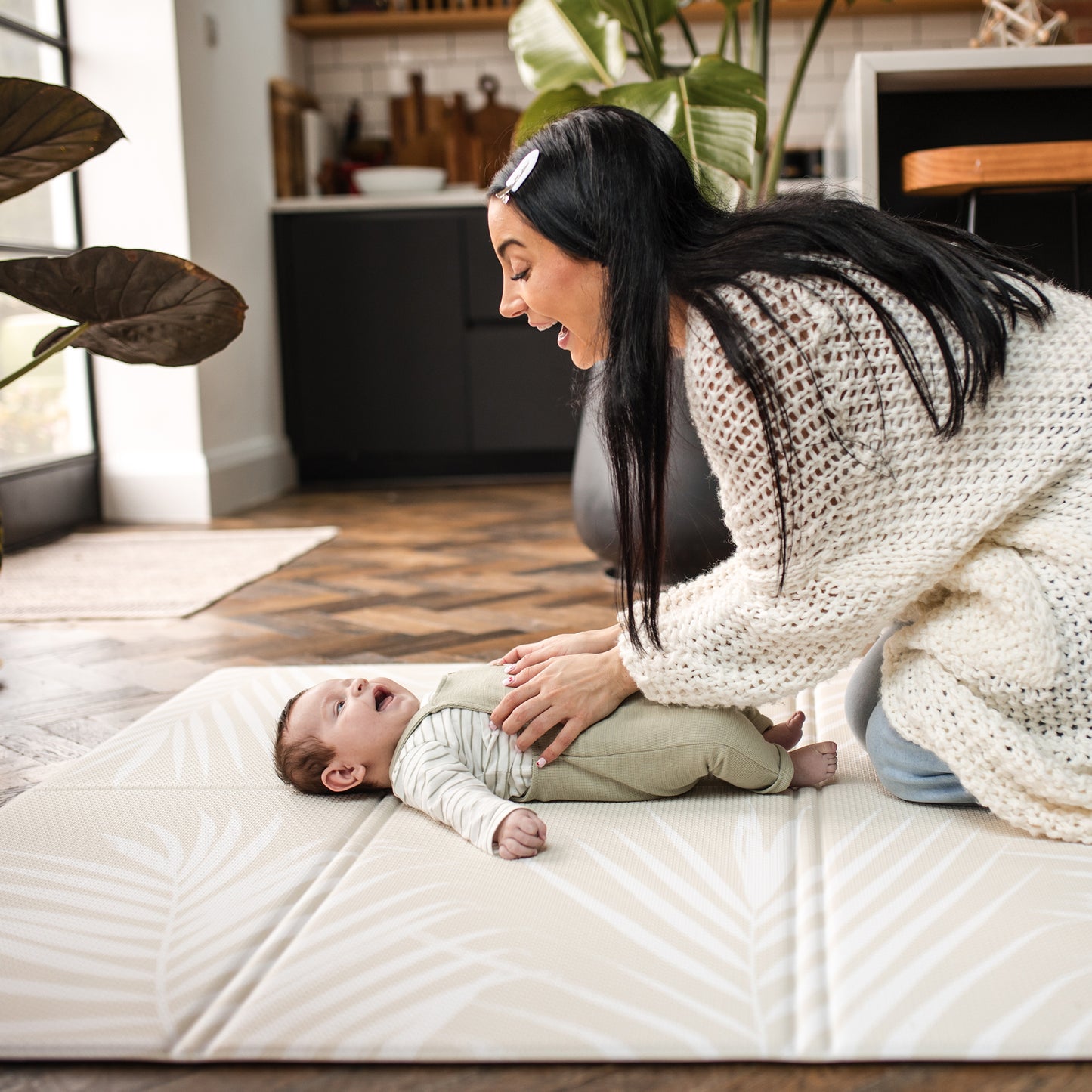 Scandi FOLDiMAT Play Mat – Foldable Baby Play Mat with Scandi Design