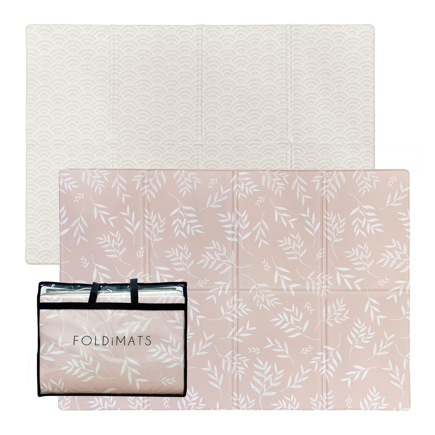Scallop FOLDiMAT Play Mat – Foldable Baby Play Mat with Scallop Design