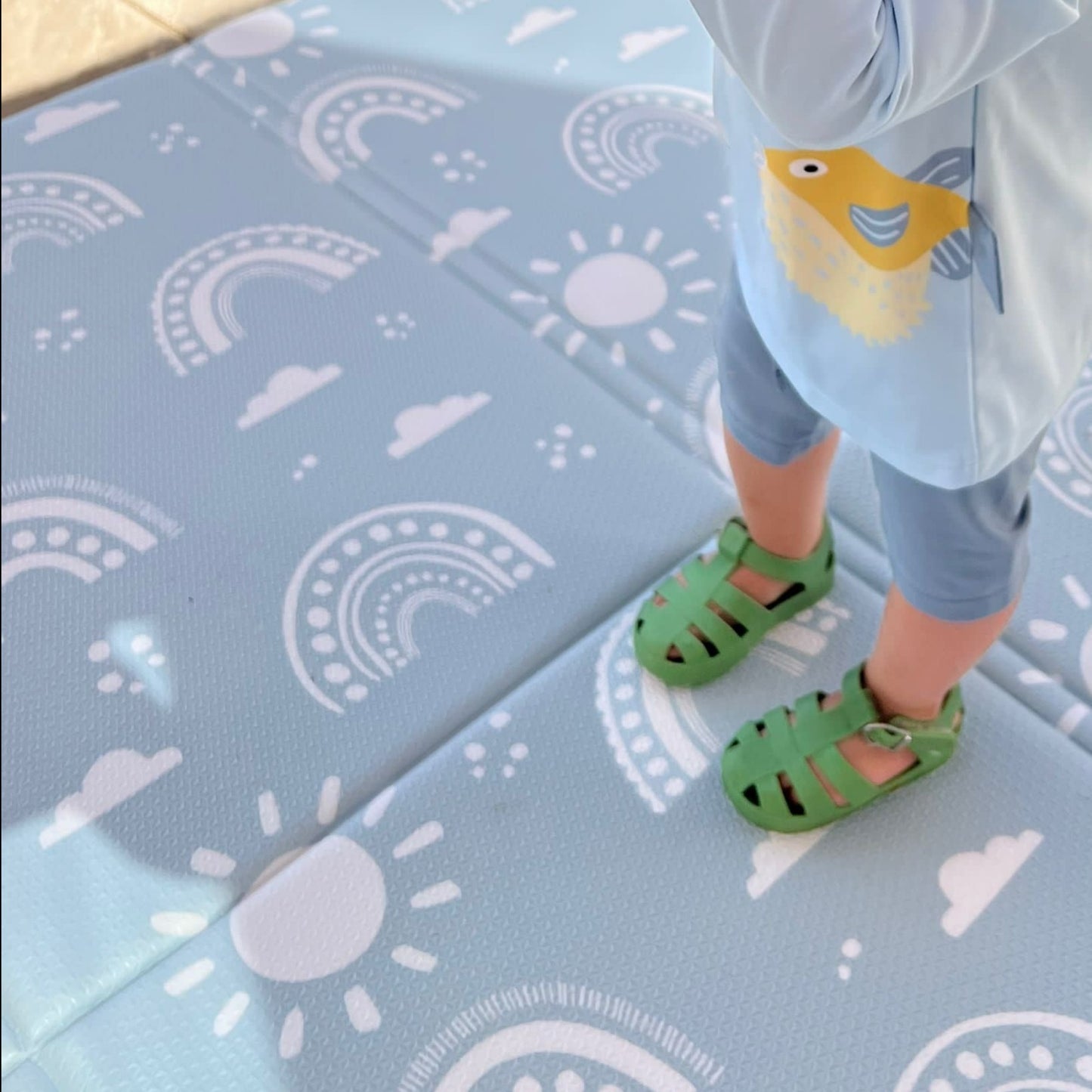 Rainbow FOLDiMAT Play Mat – Foldable Baby Play Mat with Rainbow Design