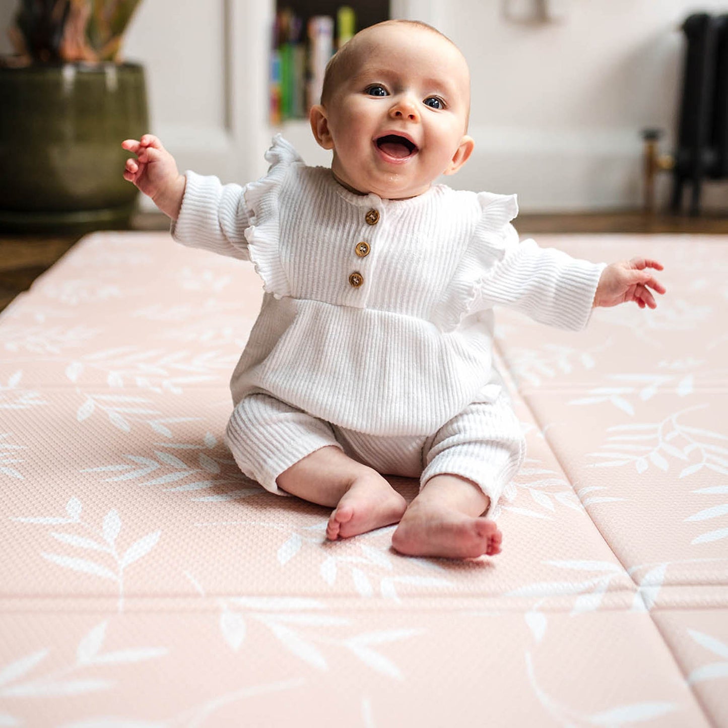 Botanical FOLDiMAT Play Mat – Foldable Baby Play Mat with Botanical Design