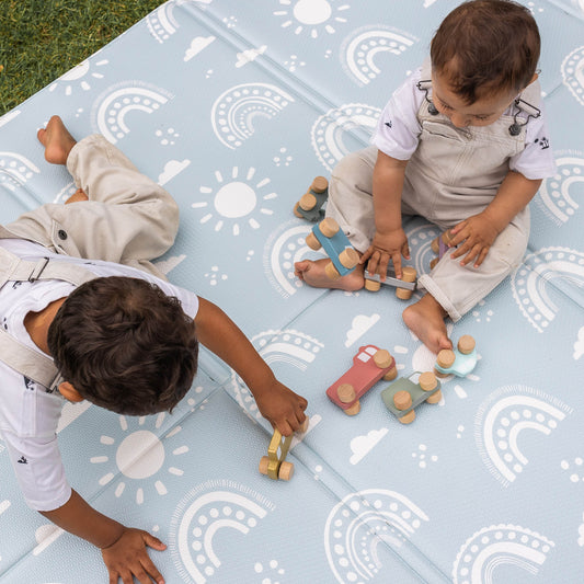 Rainbow FOLDiMAT Play Mat – Foldable Baby Play Mat with Rainbow Design