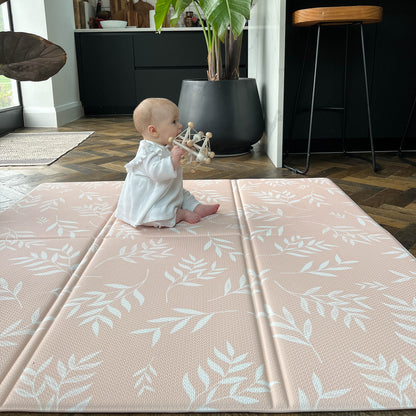 Scallop FOLDiMAT Play Mat – Foldable Baby Play Mat with Scallop Design