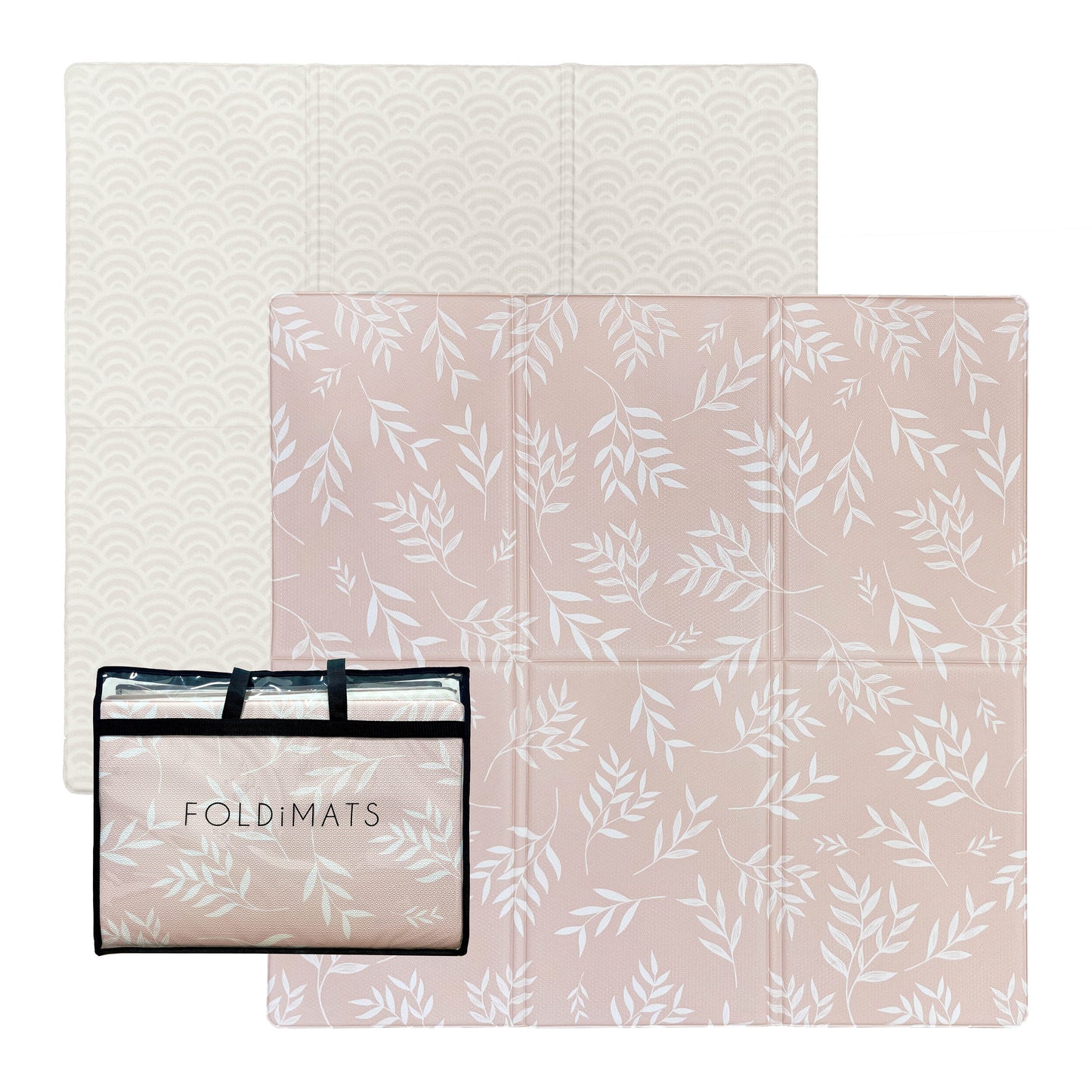 Scallop FOLDiMAT Play Mat – Foldable Baby Play Mat with Scallop Design