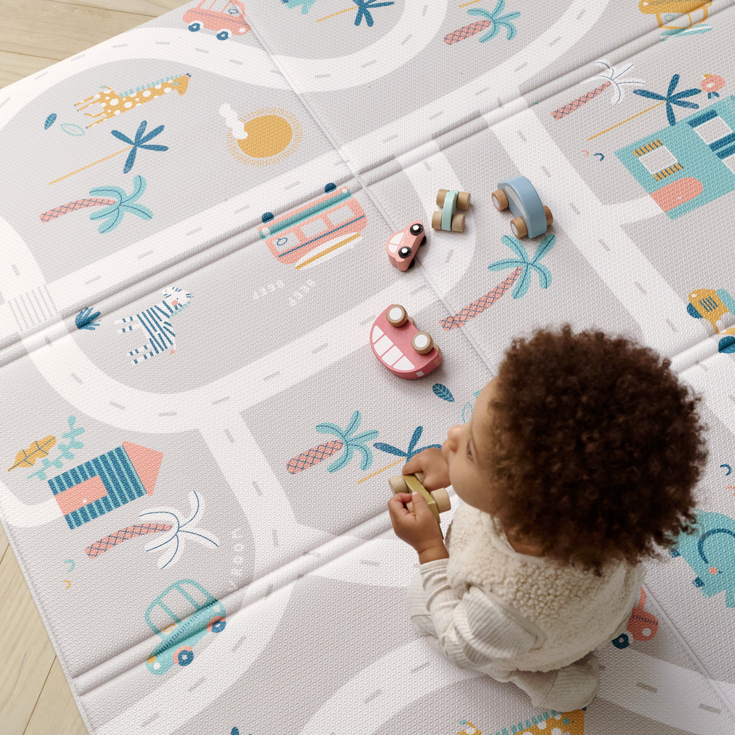 TropicTrails FOLDiMAT Play Mat – Foldable Baby Play Mat